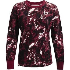 Under Armour Women's Rival Fleece OS Printed Crew Neck sweatshirt